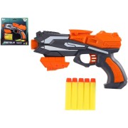 Dětská pištoľ oranžová na penové náboje