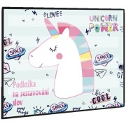 Podložka na zostavovanie slov Unicorn iconic