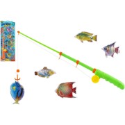 Hra ryby/rybár magnetická 5ks+prút