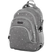 Školský batoh OXY SCOOLER Grey geometric