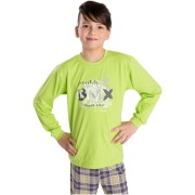 Chlapčenské pyžamo Bettymode BMX TEAM dlhý rukáv