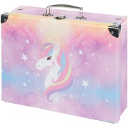 Kufrík na výtvarnú výchovu Baagl Rainbow Unicorn