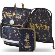 Školský set BAAGL Ergo Harry Potter Záškodnícka mapa taška + peračník + vrecko