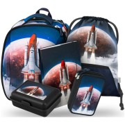 Školský set pre prváčikov BAAGL Shelly Space Shuttle 5dielny a vrecko na chrbát zadarmo