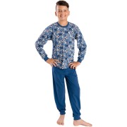 Chlapčenské pyžamo Bettymode FUTBALL 10 dlhý rukáv