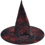 Klobúk čarodejnícky dospelý čierno-fialový 2 druhy karneval