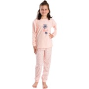 Dievčenské pyžamo Bettymode PAMPELIŠKA dlhý rukáv