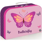 Kufrík na výtvarnú výchovu 34 cm Motýľ