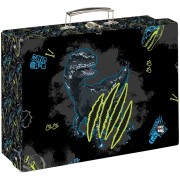 Kufrík na výtvarnú výchovu hranatý A4 OXY GO Dino