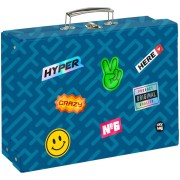 Detský kufrík hranatý A4 OXY GO Stickers