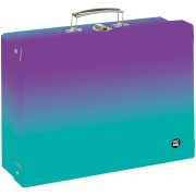 Kufrík na výtvarnú A4 OXY Ombre Purple-blue