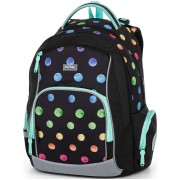 Školská taška OXY GO Dots a box na zošity A4 zdarma