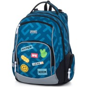 Školská taška OXY GO Stickers a box na zošity A4 zdarma