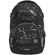 Čierny ruksak do školy coocazoo MATE, Reflective Splash, doprava a USB flash disk zadarmo