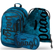 Školský batoh BAAGL Core Ocean 3dielny set a vak na chrbát zadarmo