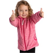 Detská mikina Bettymode FLEECE MICRO PINK