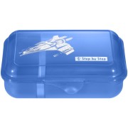 Box na desiatu Step by Step Starship Galactus Blau, delený