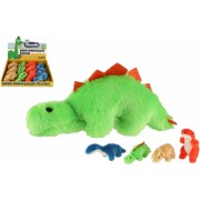 Zvieratko dinosaurus plyš 12-16cm 4 druhy 3m+