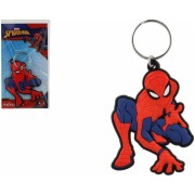 Prívesok na kľúče/Kľúčenka Spiderman strieľajúci gumový 7cm