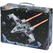 Kufrík na výtvarnú Baagl Pixel Space s kovaním