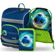 Taška do školy Baagl Zippy plus Futbalová lopta 3dielny set