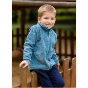 Chlapčenská mikina Bettymode FLEECE MICRO BLUE