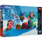 Puzzle Premium Plus - Zima so Stitchom 1000 dielikov