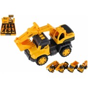 Stavebné auto 13cm na zotrvačník 4 druhy