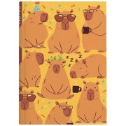 Kapybara - záznamová kniha A5 linajková