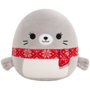 Plyšák SQUISHMALLOWS Tuleň so šálom - Anderson 13 cm
