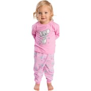 Dievčenské pyžamo Bettymode MYŠIČKA dlhý rukáv