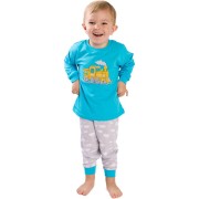 Chlapčenské pyžamo Bettymode MAŠINKA dlhý rukáv