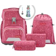 Školská taška Step by Step BASIS, Pink Bubbles - 4 dielny set, AGR certifikát