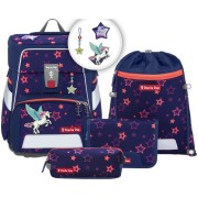 Aktovka pre prváka Step by Step SPACE SHINE, Pegasus Night Nuala - 5 dielny set