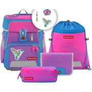 Školská taška Step by Step SPACE NEON Kolibri Kaja - 5 dielny set a doprava zadarmo