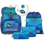 Školská aktovka pre prvákov Step by Step CLOUD OCEAN, Space Craft Spike - 5 dielny set a doprava zadarmo