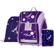 Školská taška pre prvákov Oxybag PREMIUM LIGHT Flowers set