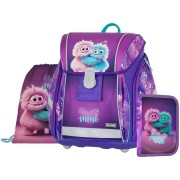 Aktovka pre prváka Oxybag PREMIUM LIGHT Monster set
