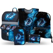 Školská taška pre prváka Baagl Zippy Hokej 5dielny set