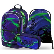 Školský batoh pre 2. stupeň BAAGL Core Football Champion set