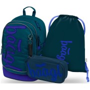 Školský batoh BAAGL Core Logo modrý set