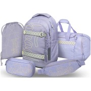 Školský batoh Baagl Skate Max MIshmash 5dielny set