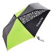 Detský skladací dáždnik: čierna/sivá/zelená