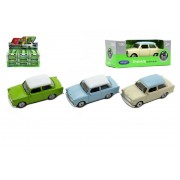 Auto Welly Trabant 1:60 kov 7cm mix farieb voľný chod