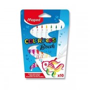 Detské fixky Maped ColorśPeps Brush - 10 farieb