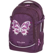 Školský batoh Walker FAME 2.0 Purple Butterfly, doprava a gumovacie pero Pilot zadarmo