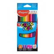 Farbičky Maped trojhranné tenké 12ks