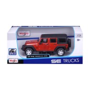 Maisto - 2015 Jeep Wrangler Unlimited, metalická oranžová, 1:24