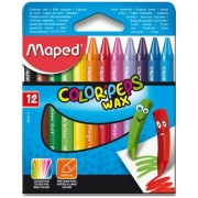 Trojhranné voskovky Maped Color'Peps Wax 12 farieb