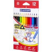 Trojhranné pastelky Centropen – 12 ks JUMBO